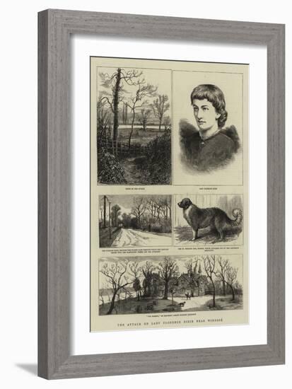 The Attack on Lady Florence Dixie Near Windsor-null-Framed Giclee Print