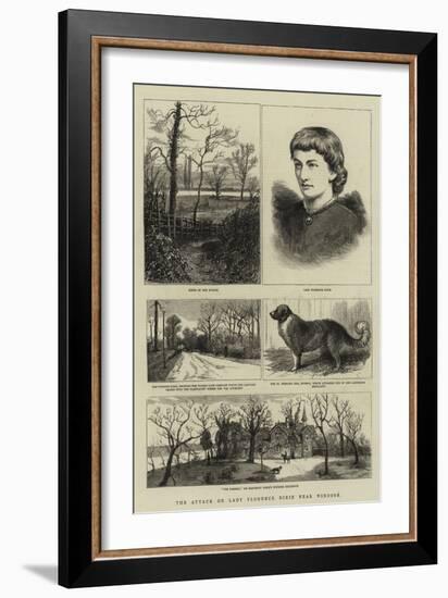 The Attack on Lady Florence Dixie Near Windsor-null-Framed Giclee Print