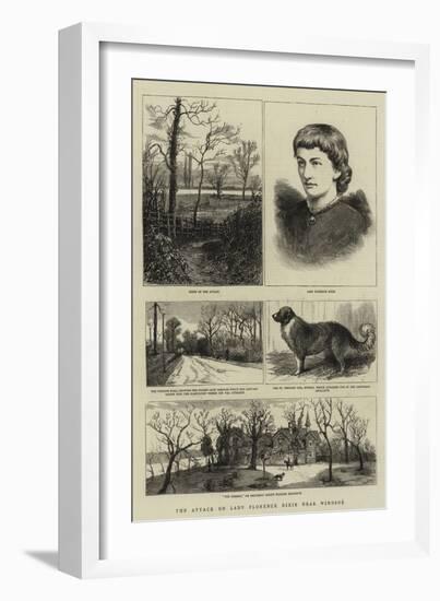 The Attack on Lady Florence Dixie Near Windsor-null-Framed Giclee Print