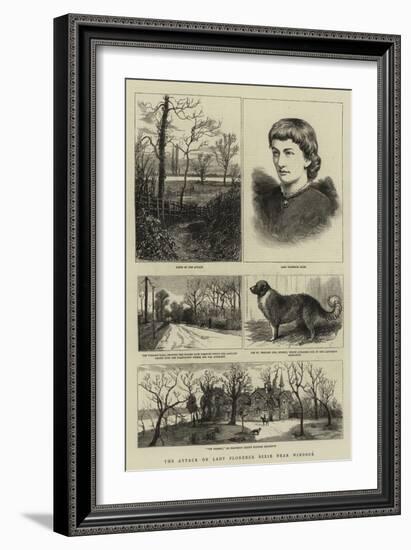 The Attack on Lady Florence Dixie Near Windsor-null-Framed Giclee Print