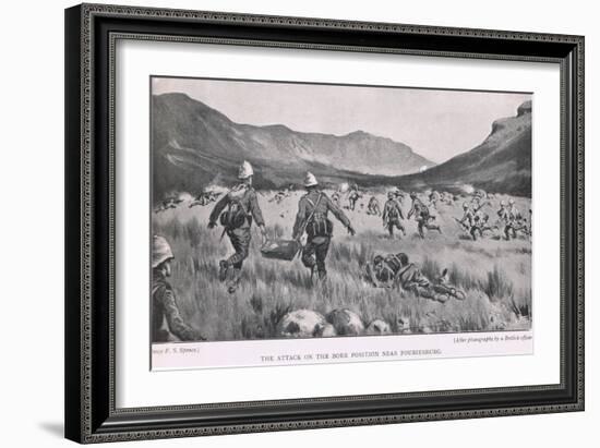 The Attack on the Boer Position Near Fouriesburg-Percy F.s. Spence-Framed Giclee Print