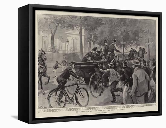 The Attempt on the Life of the Shah in Paris-Paul Destez-Framed Premier Image Canvas