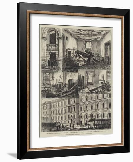 The Attempt to Blow Up Government Offices at Westminster-Frank Watkins-Framed Giclee Print