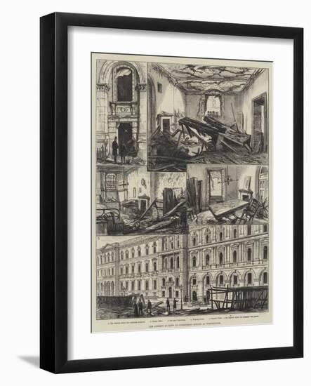 The Attempt to Blow Up Government Offices at Westminster-Frank Watkins-Framed Giclee Print