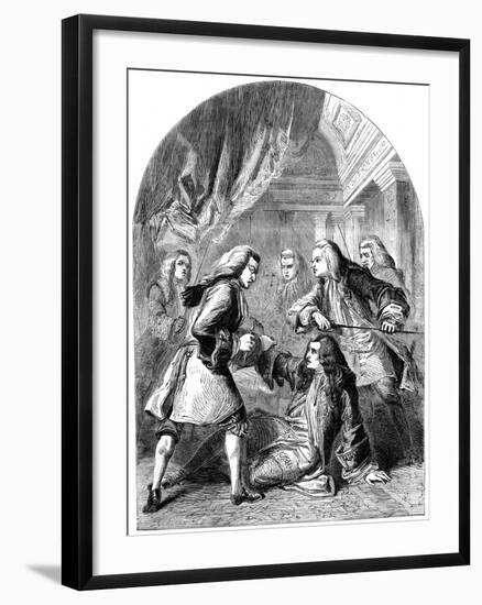 The Attempted Assassination of Robert Harley (1661-172), 18th Century-TE Nicholson-Framed Giclee Print