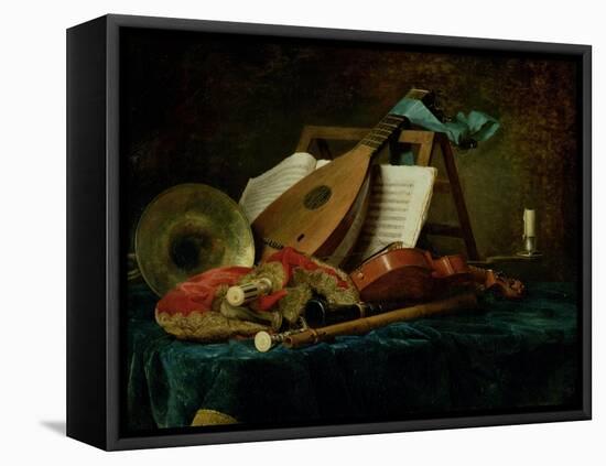 The Attributes of Music, 1770-Anne Vallayer-coster-Framed Premier Image Canvas