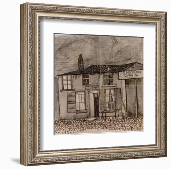 The Au Charbonnage Cafe-Vincent van Gogh-Framed Art Print