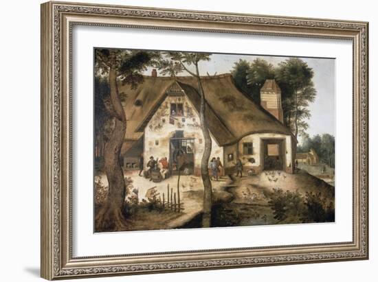 The Auberge Saint Michel-Pieter Bruegel the Elder-Framed Giclee Print