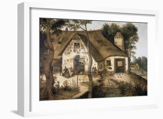 The Auberge Saint Michel-Pieter Bruegel the Elder-Framed Giclee Print