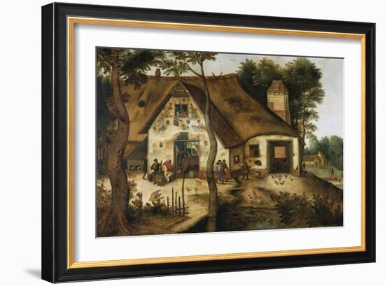 The Auberge Saint-Michel-Hendrik Avercamp-Framed Giclee Print