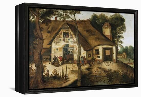 The Auberge Saint-Michel-Hendrik Avercamp-Framed Premier Image Canvas