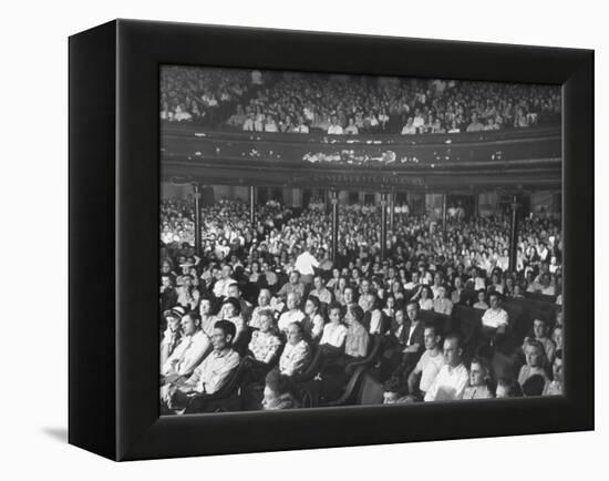 The Audience at the Grand Ole Opry-Ed Clark-Framed Premier Image Canvas
