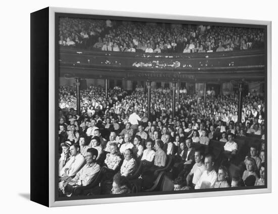 The Audience at the Grand Ole Opry-Ed Clark-Framed Premier Image Canvas