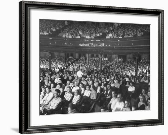 The Audience at the Grand Ole Opry-Ed Clark-Framed Photographic Print