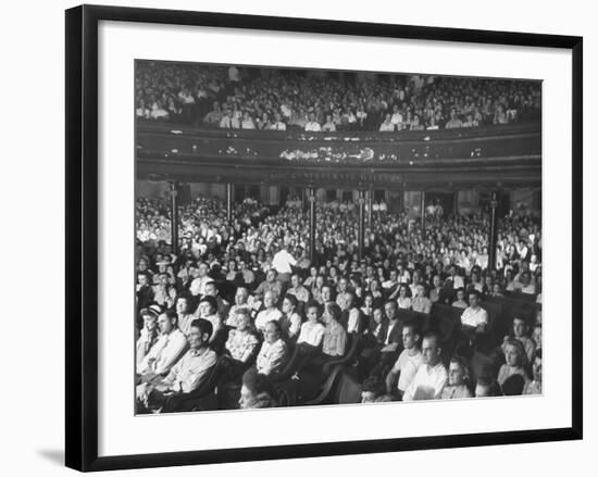 The Audience at the Grand Ole Opry-Ed Clark-Framed Photographic Print