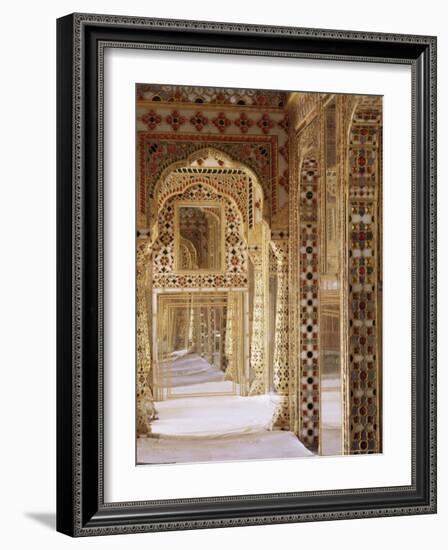 The Audience Hall, the City Palace, Jaipur, Rajasthan State, India-John Henry Claude Wilson-Framed Photographic Print