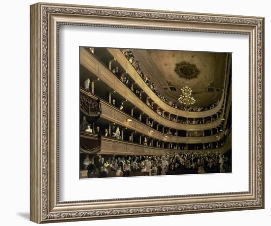 The Auditorium of the Old Castle Theatre, 1888-Gustav Klimt-Framed Giclee Print