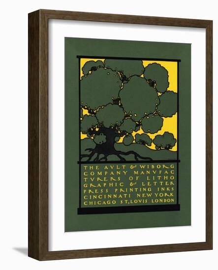 The Ault and Wiborg Company-Will Bradley-Framed Art Print