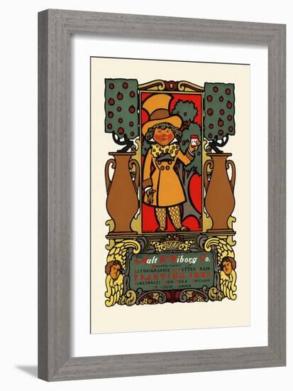 The Ault & Wiborg Co.-Will Bradley-Framed Art Print