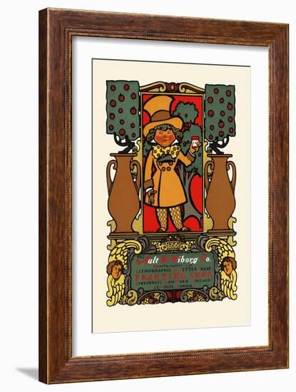 The Ault & Wiborg Co.-Will Bradley-Framed Art Print