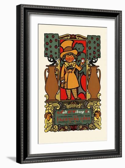 The Ault & Wiborg Co.-Will Bradley-Framed Art Print