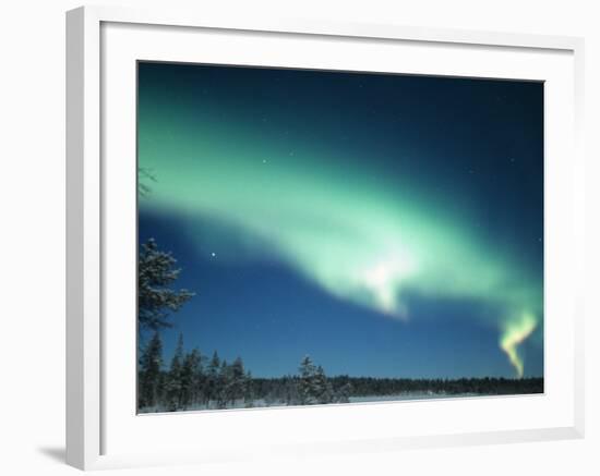 The Aurora Borealis, Lapland, Finland-Daisy Gilardini-Framed Photographic Print