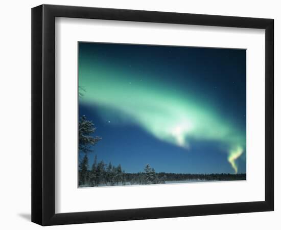 The Aurora Borealis, Lapland, Finland-Daisy Gilardini-Framed Photographic Print