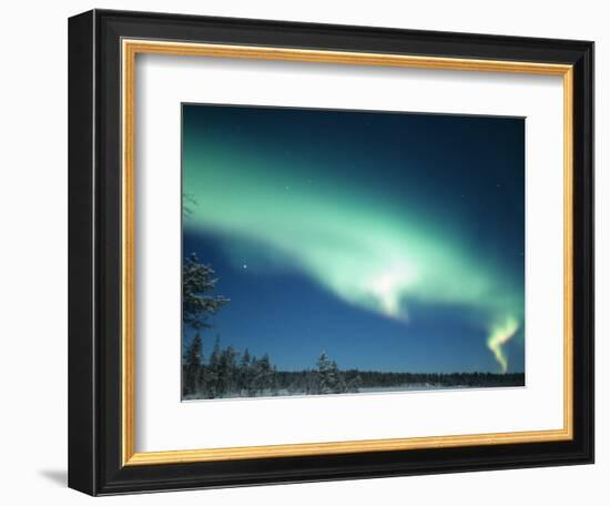 The Aurora Borealis, Lapland, Finland-Daisy Gilardini-Framed Photographic Print