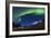 The Aurora Borealis Wraps Around The Mountain In Southern Iceland-Joe Azure-Framed Photographic Print