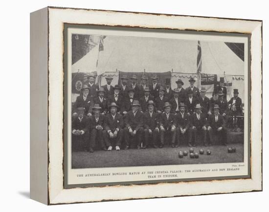 The Australasian Bowling Match at the Crystal Palace-null-Framed Premier Image Canvas