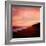 The Australian Coast at Sunset with a Figure in the Distance-Trigger Image-Framed Photographic Print