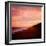 The Australian Coast at Sunset with a Figure in the Distance-Trigger Image-Framed Photographic Print