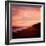 The Australian Coast at Sunset with a Figure in the Distance-Trigger Image-Framed Photographic Print