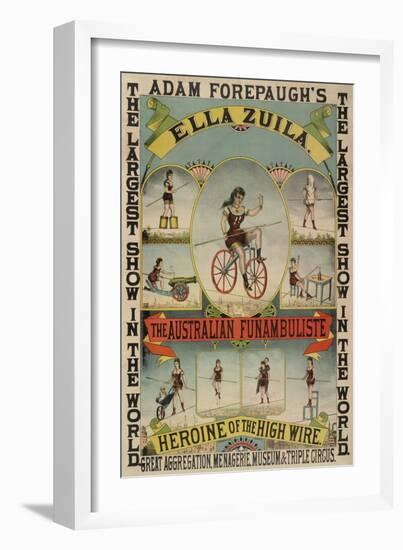 The Australian Funambulist.-null-Framed Giclee Print