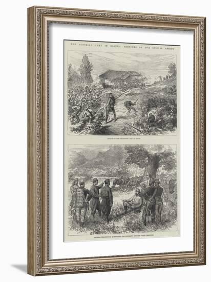 The Austrian Army in Bosnia-null-Framed Giclee Print