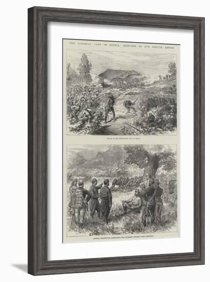 The Austrian Army in Bosnia-null-Framed Giclee Print