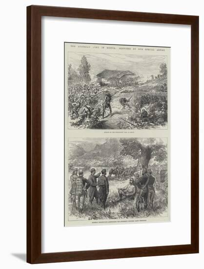 The Austrian Army in Bosnia-null-Framed Giclee Print