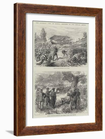 The Austrian Army in Bosnia-null-Framed Giclee Print