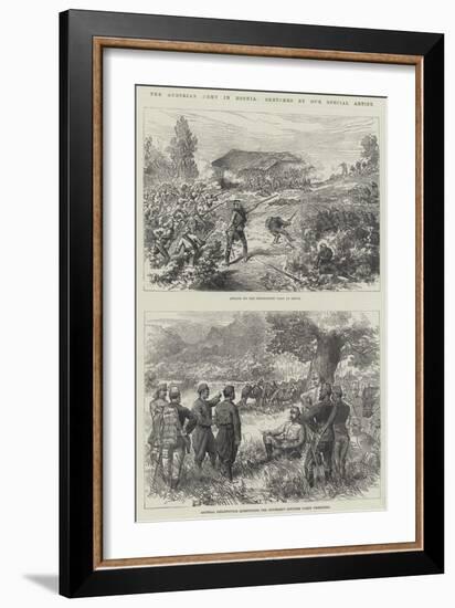 The Austrian Army in Bosnia-null-Framed Giclee Print