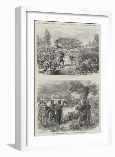 The Austrian Army in Bosnia-null-Framed Giclee Print