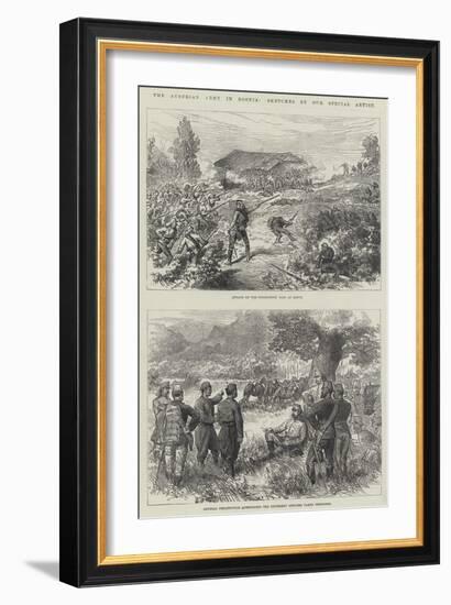 The Austrian Army in Bosnia-null-Framed Giclee Print