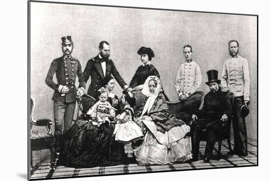 The Austrian Imperial Family, 1860-null-Mounted Giclee Print