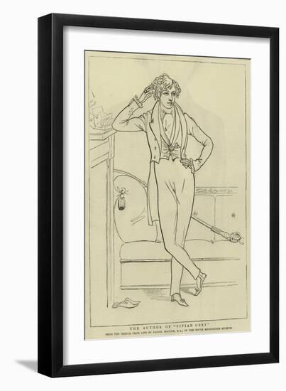 The Author of Vivian Grey-Daniel Maclise-Framed Giclee Print