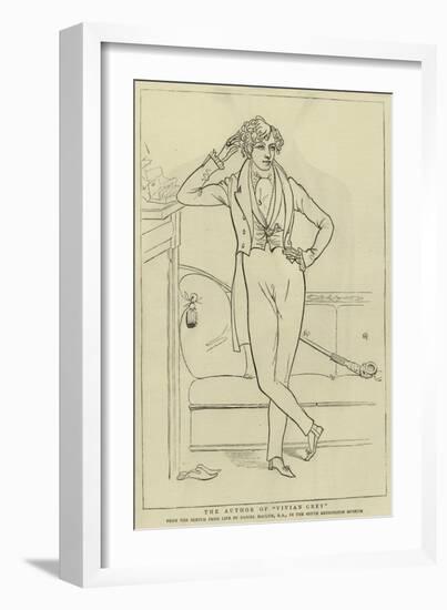 The Author of Vivian Grey-Daniel Maclise-Framed Giclee Print