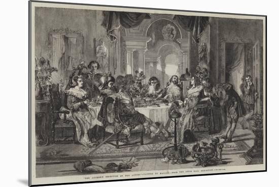 The Author's Reception by the Actors-Daniel Maclise-Mounted Giclee Print