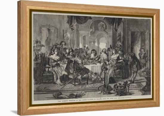 The Author's Reception by the Actors-Daniel Maclise-Framed Premier Image Canvas