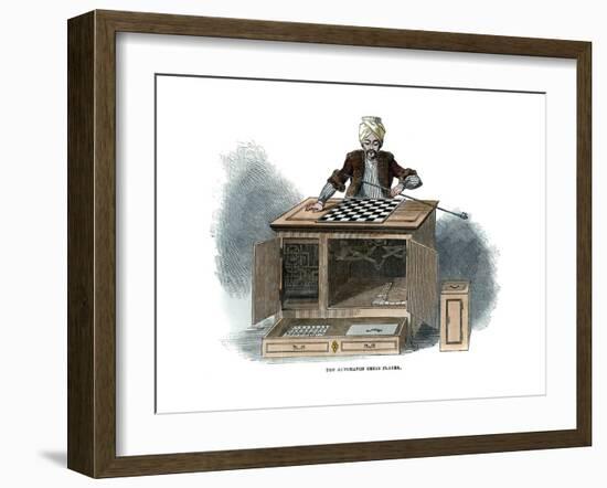 The Automaton Chess Player, 1845-null-Framed Giclee Print