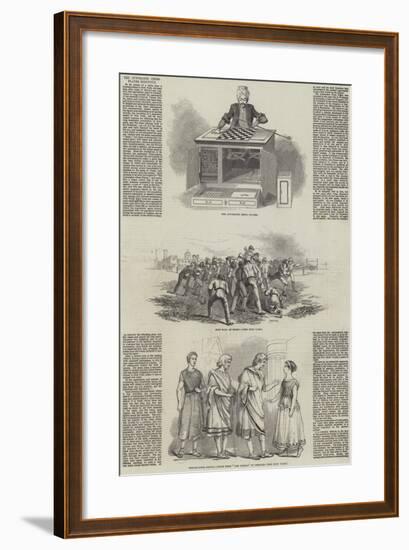 The Automaton Chess Player Redivivus-null-Framed Giclee Print