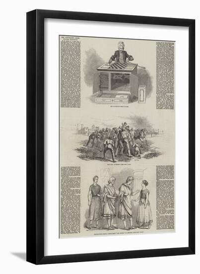 The Automaton Chess Player Redivivus-null-Framed Giclee Print