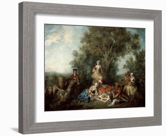 The Autumn, 1738-Nicolas Lancret-Framed Giclee Print